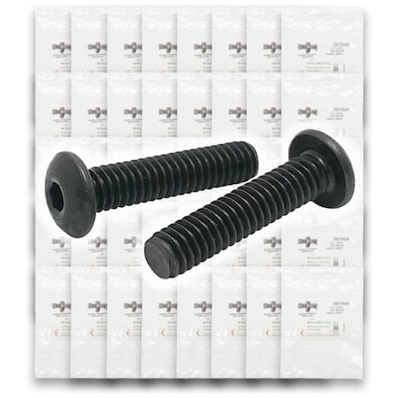 Boltsandnuts.Com Metric 12.9 Alloy Allen Button Head Socket Cap Screws Bolts Black Oxide Assortment - 904 PCS Assortment Kit #369